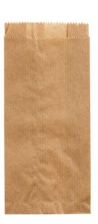 Popieriniai maišeliai, rudi (20 vnt.)